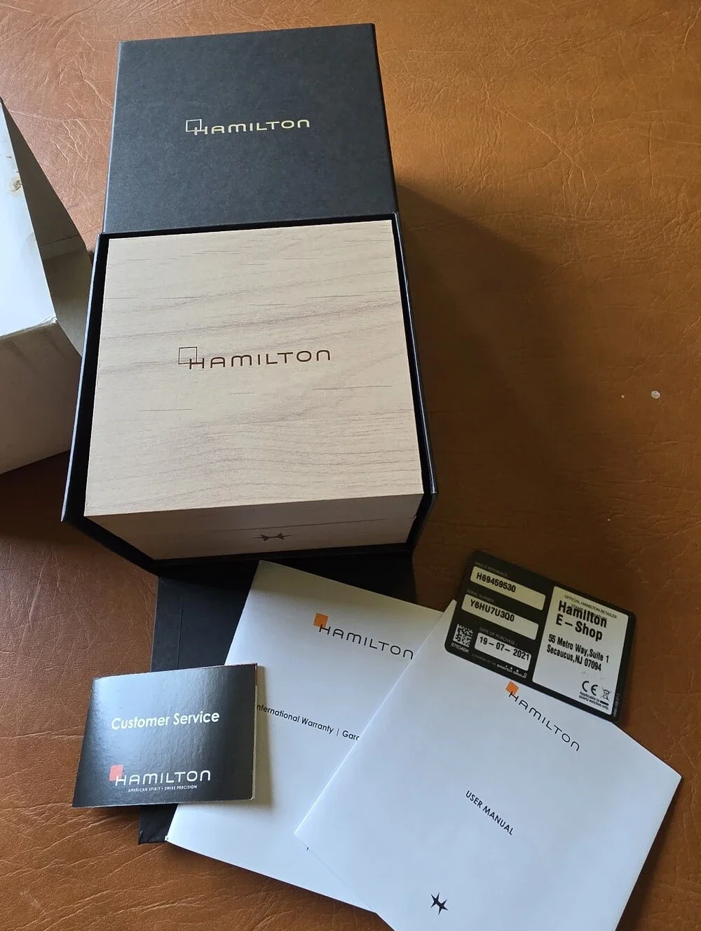 Hamilton Khaki Field Mechanical Bronze - Black Dial - H69459530 Full Set